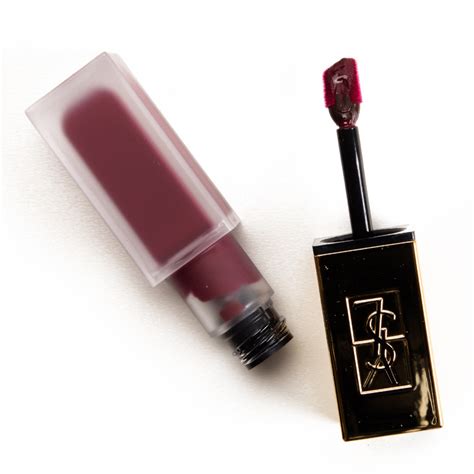 ysl violet conviction swatch|ysl tattoo couture lip stain reviews.